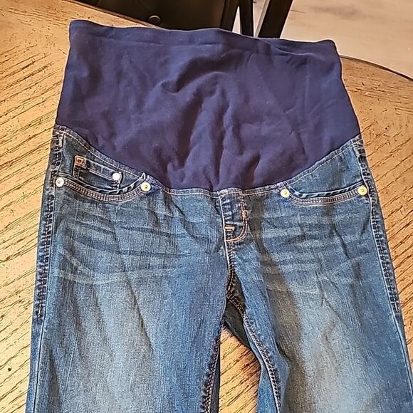 H&M mama maternity super skinny high rib jeans size 6 - Picture 2 of 12